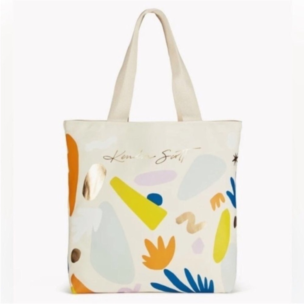 Kendra Scott Canvas Tote Bag in Terrazzo